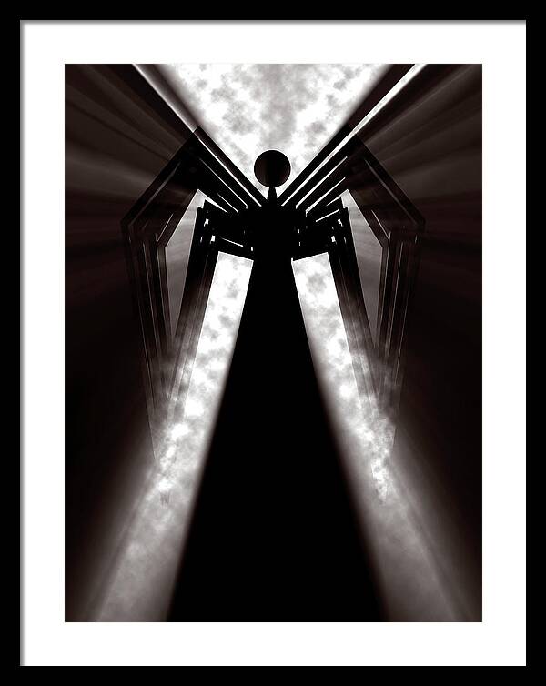 Angel Home - Framed Print