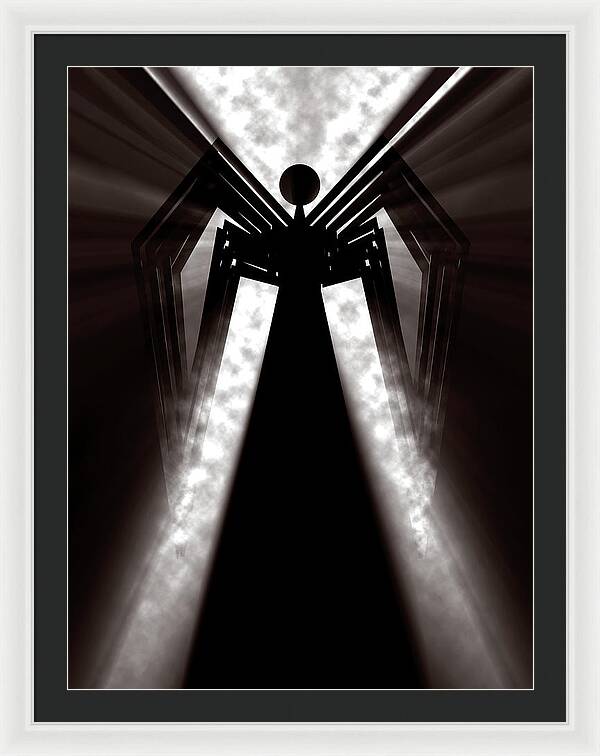 Angel Home - Framed Print