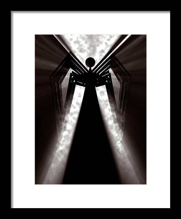 Angel Home - Framed Print
