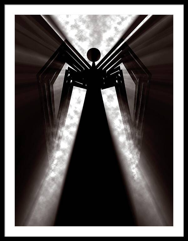 Angel Home - Framed Print