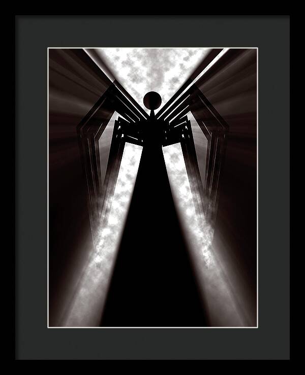 Angel Home - Framed Print