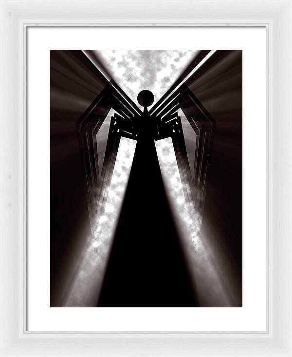 Angel Home - Framed Print