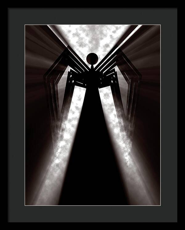 Angel Home - Framed Print