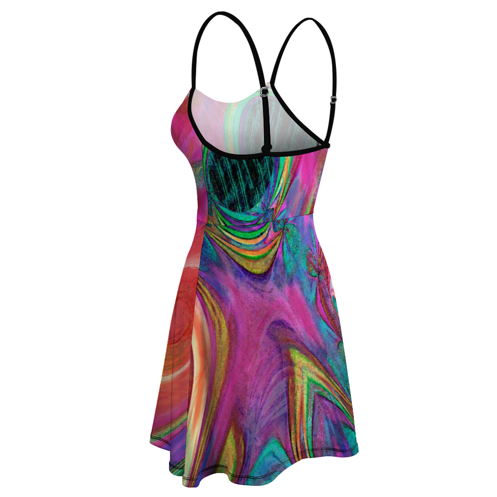 Faces Sling Short Dress