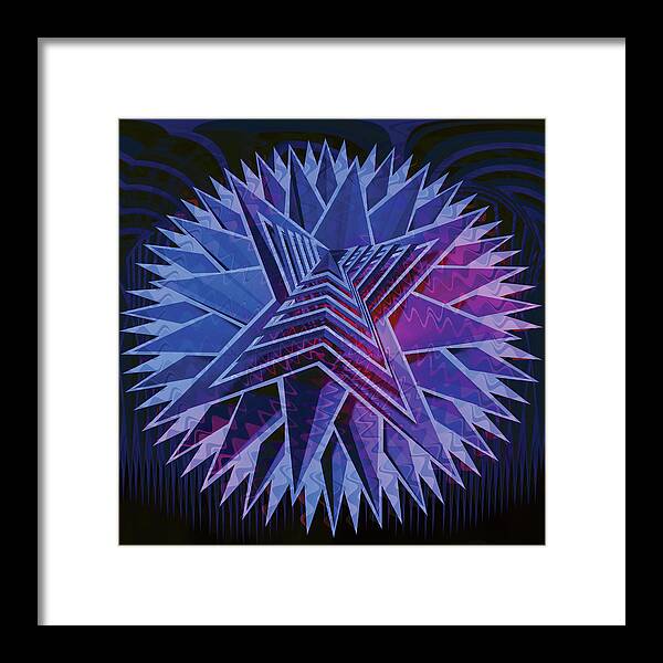 Blue Star - Framed Print