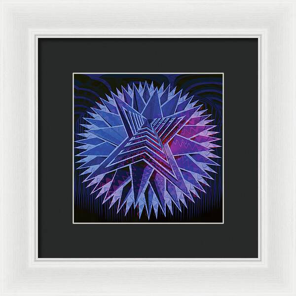 Blue Star - Framed Print
