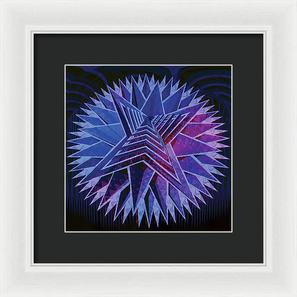Blue Star - Framed Print