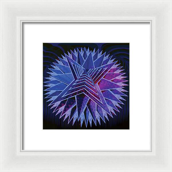 Blue Star - Framed Print