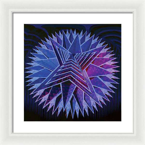 Blue Star - Framed Print