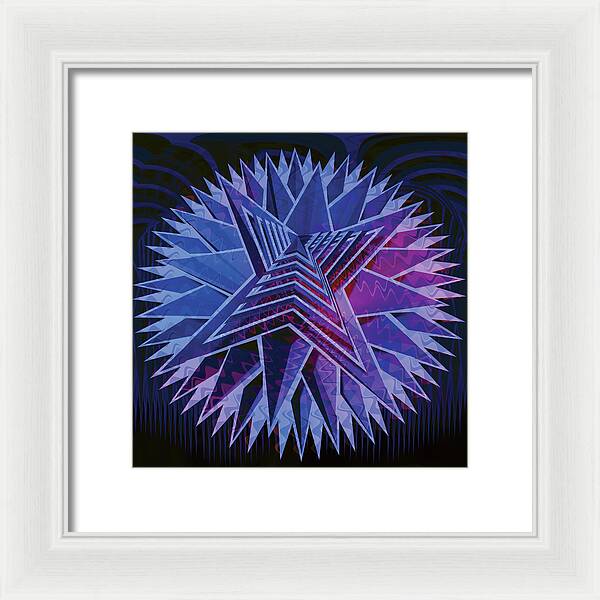Blue Star - Framed Print