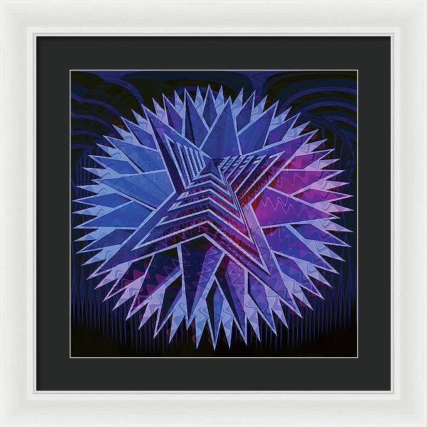 Blue Star - Framed Print