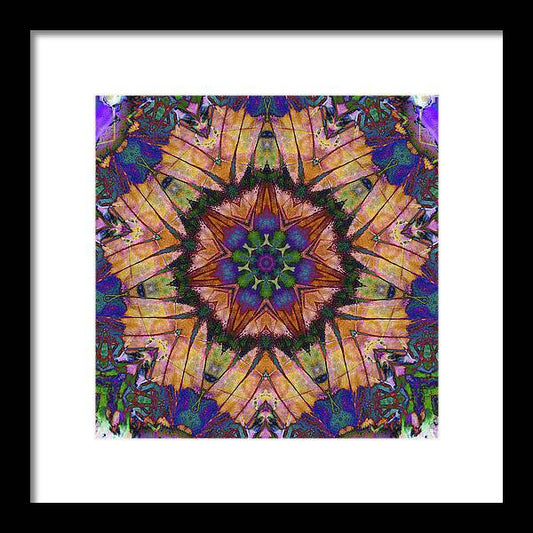 Butterfly Mandala - Framed Print