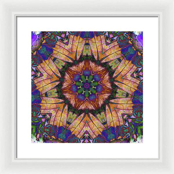 Butterfly Mandala - Framed Print