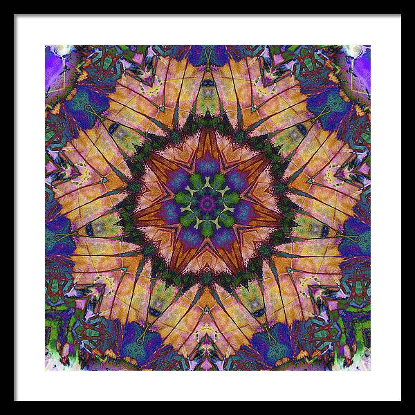 Butterfly Mandala - Framed Print