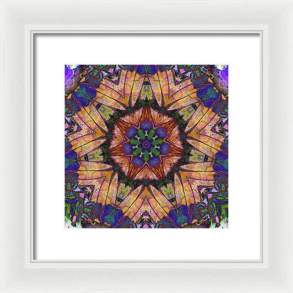 Butterfly Mandala - Framed Print