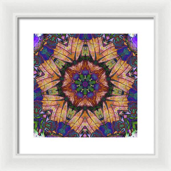 Butterfly Mandala - Framed Print