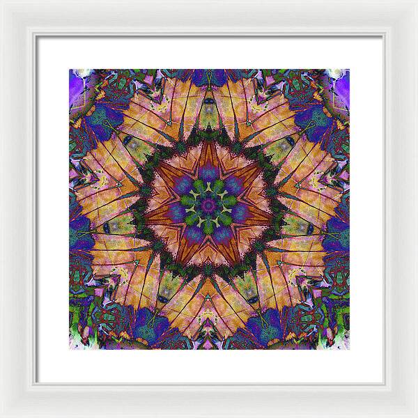 Butterfly Mandala - Framed Print