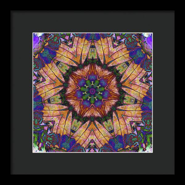Butterfly Mandala - Framed Print