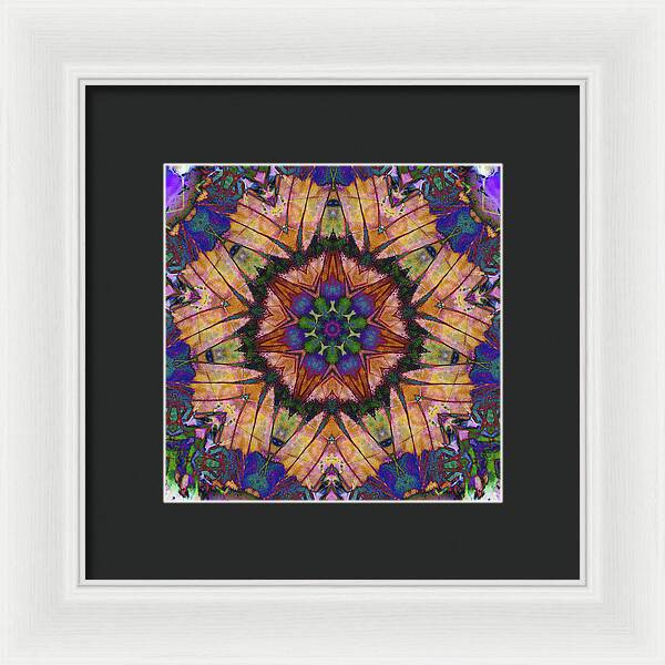 Butterfly Mandala - Framed Print