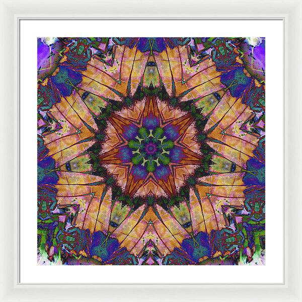 Butterfly Mandala - Framed Print