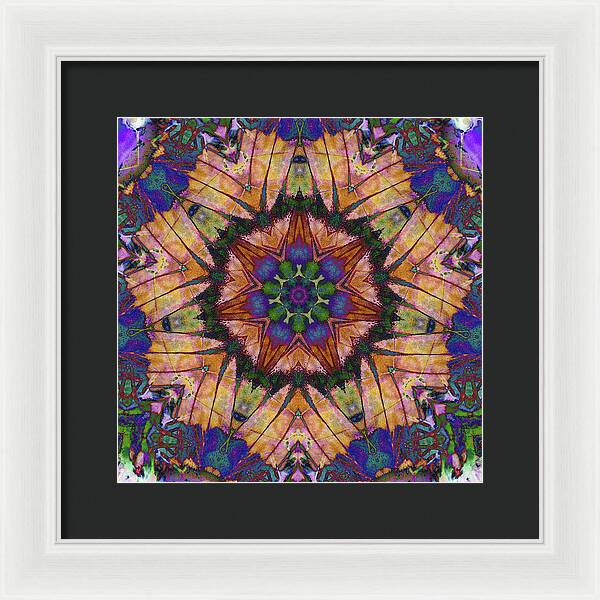 Butterfly Mandala - Framed Print