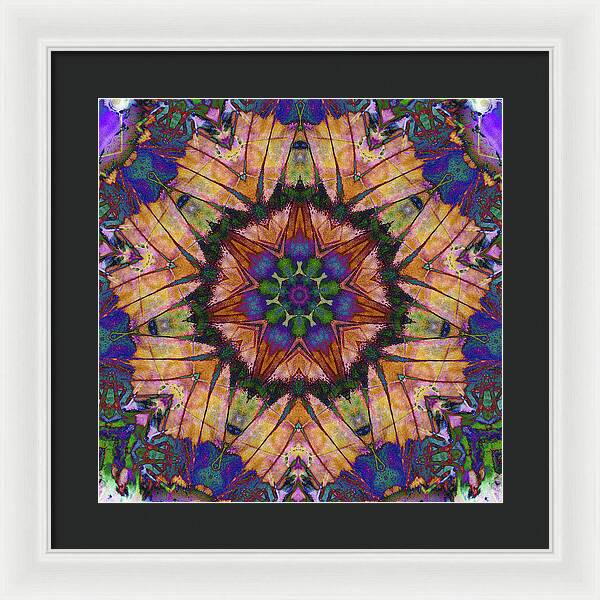 Butterfly Mandala - Framed Print