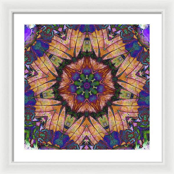 Butterfly Mandala - Framed Print