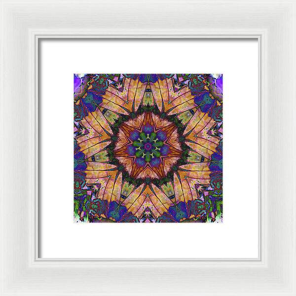 Butterfly Mandala - Framed Print