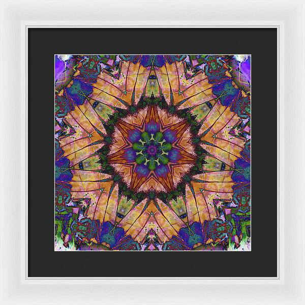 Butterfly Mandala - Framed Print