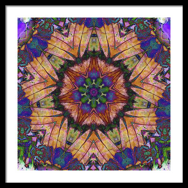 Butterfly Mandala - Framed Print