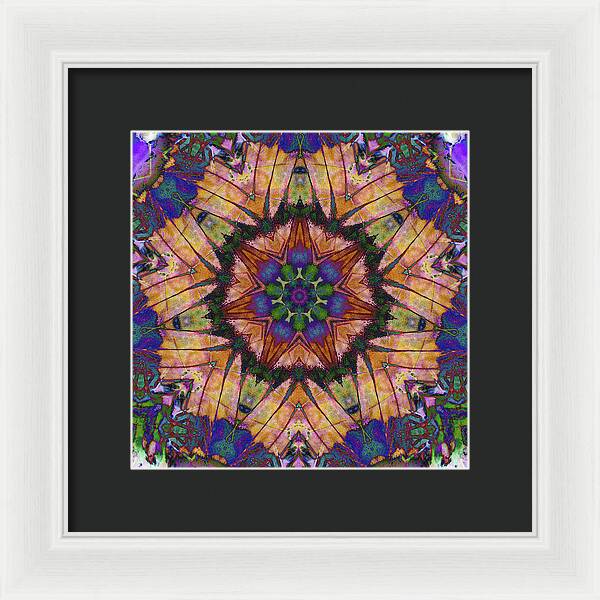 Butterfly Mandala - Framed Print