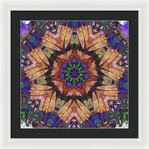 Butterfly Mandala - Framed Print