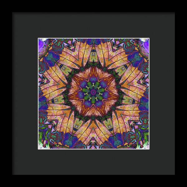 Butterfly Mandala - Framed Print