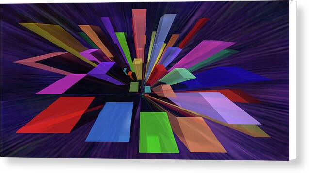 Colour City - Canvas Print