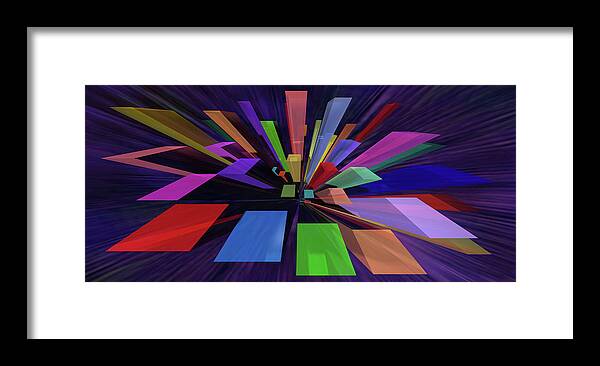 Colour City - Framed Print