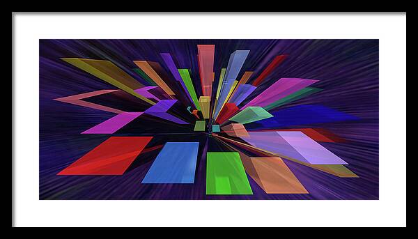 Colour City - Framed Print