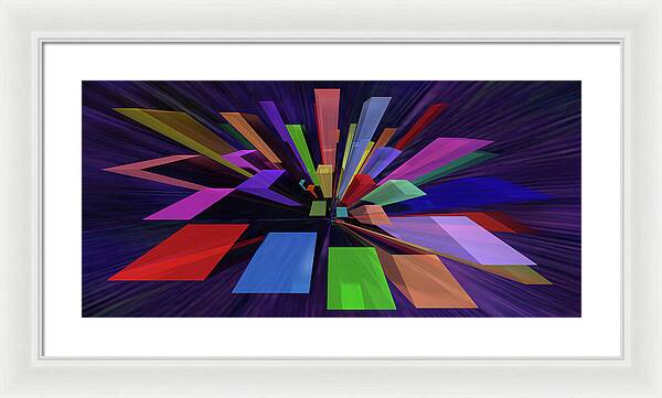Colour City - Framed Print