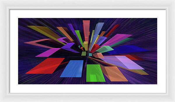 Colour City - Framed Print