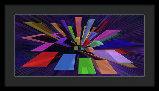 Colour City - Framed Print