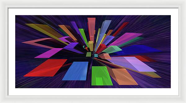 Colour City - Framed Print