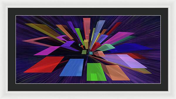 Colour City - Framed Print