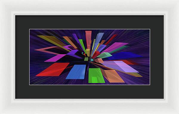 Colour City - Framed Print