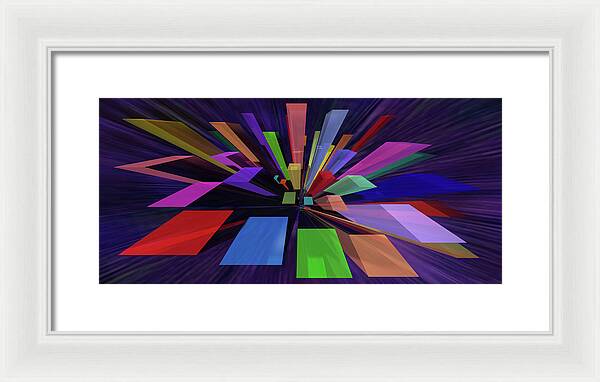 Colour City - Framed Print