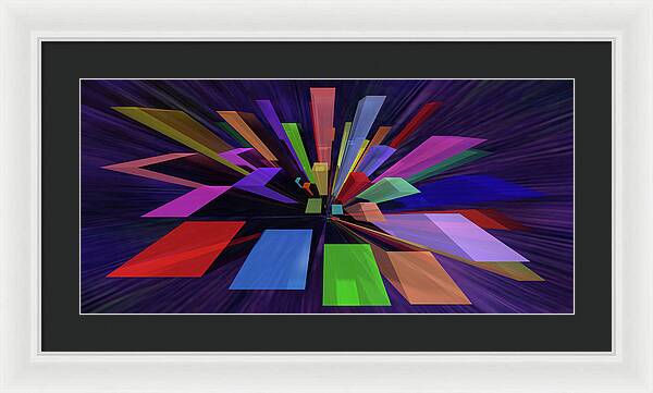 Colour City - Framed Print