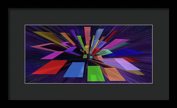 Colour City - Framed Print