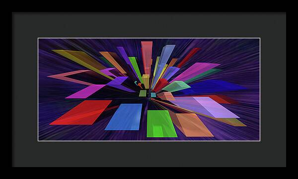 Colour City - Framed Print