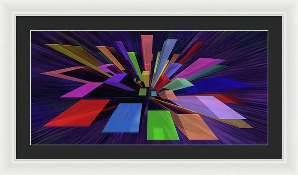 Colour City - Framed Print