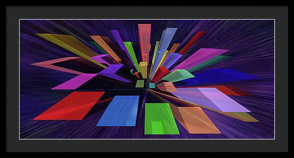 Colour City - Framed Print