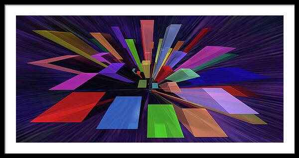 Colour City - Framed Print