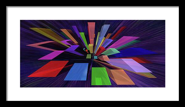 Colour City - Framed Print